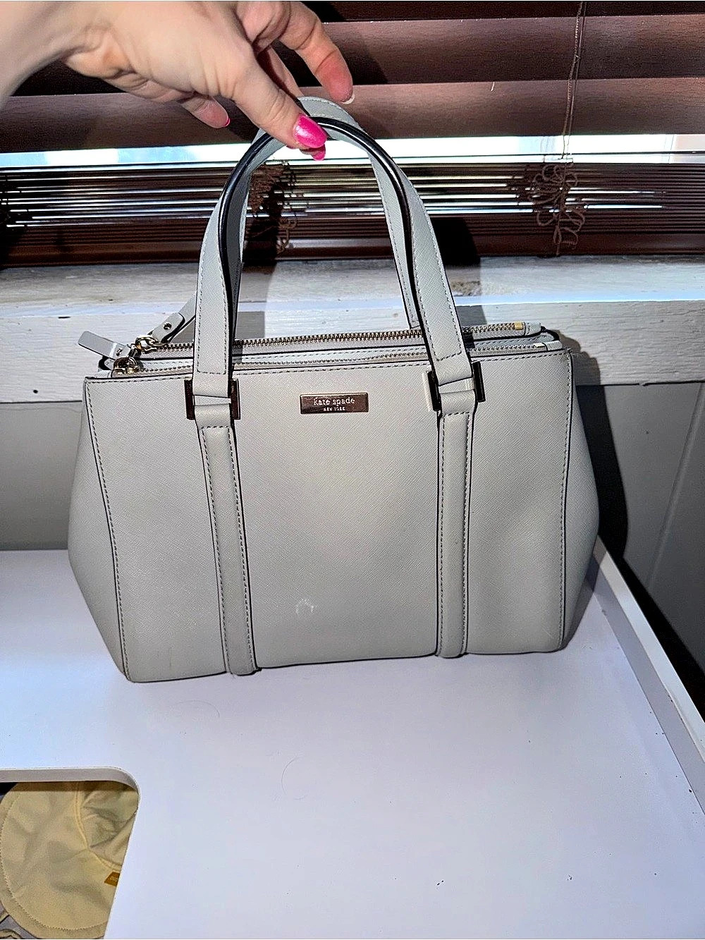 Kate Spade Gray Satchel